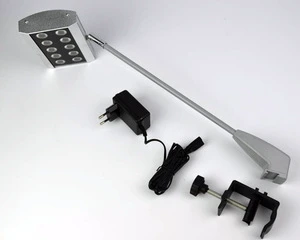 Warehouse Very Bright 25W LED Arm Lights with 390mm Aluminum & ABS Construction for Exhibition Display and Pop-Up Booth Use