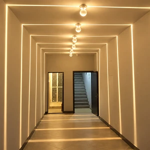 EU Standard 10W Window Sill Lamp Waterproof LED Outdoor Wall Lamp Door Frame Lamps Hotel KTV Corridor Aisle Porch AluminiumLight