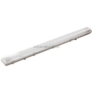 T8 LED Insect Proof, Dustproof, and Moisture-proof Integrated Bracket Lamp Plastic Integrated Three Proof Car Park Light 1.2m22w