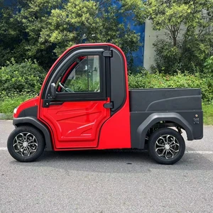 On Sale Mini Electric Pick up Cargo Box 2-Seater New Energy Short Distance Cargo Delivery Transportation for Community Use