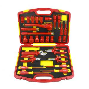 Insulated Socket Wrench Set Insulation Tools for Electricians Pliers Screwdriver Maintenance Group