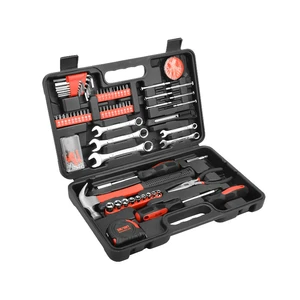 146-Piece Carbon Steel Hand OEM Tool Set Hammer Combination Wrenches Portable Multi-Functional Hardware Repair Kit Hard Case