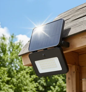 1000 Lumens 40pcs LED Square Solar Wall Lights IP65 Waterproof Outdoor Bright Dimmable Wall Lamp for Porch Shed Barn Garage