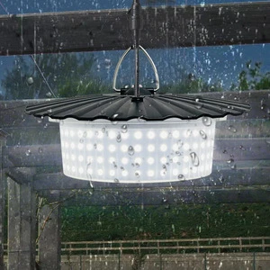 Factory Direct Premium Commercial Grade Smart Remote Control Solar Powered Shop Light Outdoor Patio Deck Gazebo High Lumens