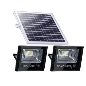 IP67 100W 200W SMD Outdoor Waterproof Floodlight LED Solar Projection Lamp Courtyard Lamp Remote Control Outdoor Spotlight