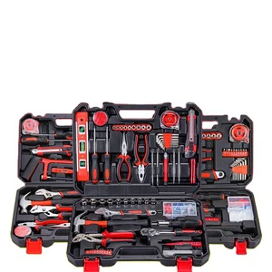 Wholesale Home Gift Hardware Tool Set Carbon Steel Electrician Carpenter Manual Repair Combination 1-Year OEM Customizable
