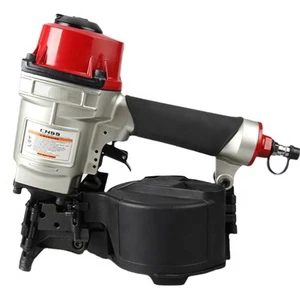 DONGYA Industrial Pneumatic Coil Nail Gun CN55 For Pallet Use 300-350 Nails Capacity 1-2.25 In Nail Length