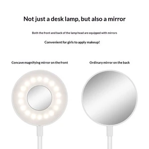 Total Makeup Mirror Table Lamp New Chinese Style Unique LED Energy-Saving Rechargeable Bedside Creative USB Eye Protection Lamp
