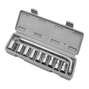 10pcs Sleeve Set 1/2 Socket Wrench Sleeve Tool Combination Set Auto Repair Tool