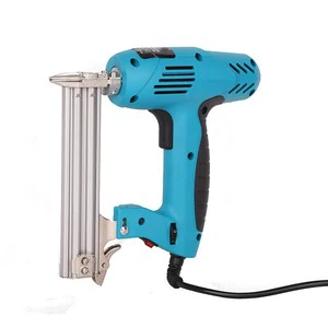 Heavy-Duty Electric Coil Nail Gun for Woodworking DIY Grade Tool with Brad Nails and High Purpose Stapling
