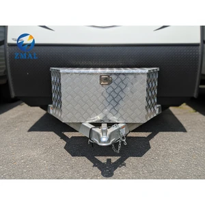 Aluminum OEM Truck Toolbox Lock Key Scratch Resistant Storage Case for Heavy-duty Trailer Tongue Toolbox
