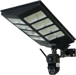 Outdoor High Brightness IP65 Rated DC Solar Street Light with Camera for Road and Highway Use ABS Material