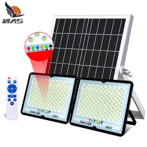 1000W Solar Power Outdoor Spotlight Garden Lamp Remote Ip65 Waterproof 100w 200w 300w 500w Led Solar Flood Lights Manufacturer