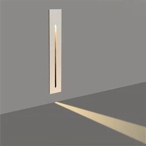 Recessed Modern Aluminum Led Stair Wall Light Foot Floor Lamp