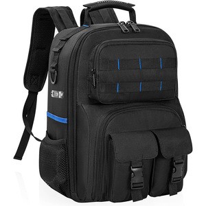 Wholesale 600D Polyester Tactical Tool Bag Durable Electrician Gear Storage Backpack For Maintenance Repair Works