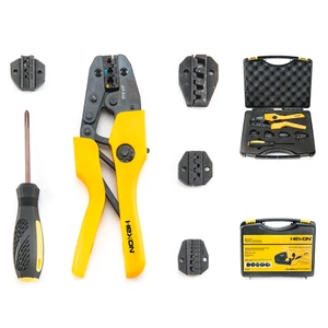 Multifunction Electrician 5 in 1 Hand Tool Mechanism Rachet Screwdriver Crimper Plier Crimping Tool Set Kit