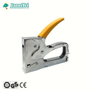 JY560A Manual Power Framing Nail Gun Metal Staple Gun 1-Year 20000 Shots Capacity Rear Loading