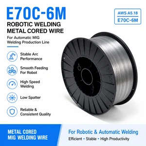 AWS A5.18 E70C-6M Metal Cored Welding Wire Carbon Steel MIG for General Fabrication OEM ODM 1.2mm Diameter
