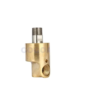 Left/Right-hand Thread Industrial Cold/hot Cooling Water 50C 120C Brass Swivel Fitting Rotating Connector 1/2 Inch Rotary Joint high quality