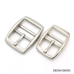 Professional Trendy Luxury Heavy Duty Dog Collar Metal Buckle Zinc Alloy 25mm 30mm Double Bar Adjustable Pin Buckle