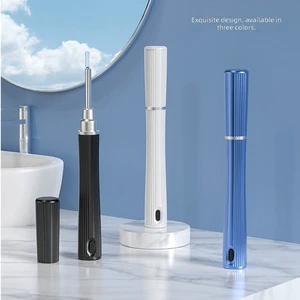Beauty Rechargeable LED Light Electric Ear Wax Removal Wireless Visual Ear Pick Spoon Cleaner Kit With Camera