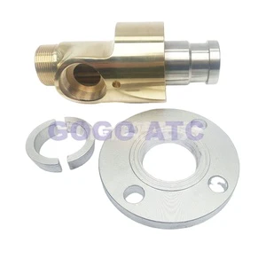 HS Left/Right-hand Thread Double Head Rotary Joint Water Rotating Connector Flange 2 1/2 - 1 1/4 Inch for Cooling Water System high quality