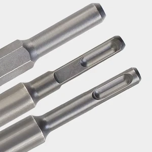Electric Pickaxe, Electric Hammer, Chisel, Four Pits, square Handle, Curved Chisel, Shovel Wall Concrete Impact, Drill Bit,