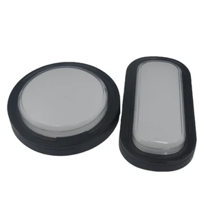 Outdoor LED Three Proof Lamp Surface Mounted Lamp Room Corridor Big Oval Folding Round Oval 24w Moisture Proof Wall Lamp