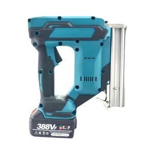F30 Brushless Cordless Lithium Battery Straight Nail Gun Set for DIY Decoration and Woodworking Metal Material