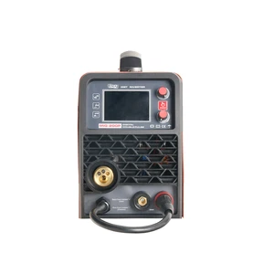New Arrival 200A Aluminum Welder Double Pulse Gas and Gasless MIG Welder Small MIG MMA Welding Machine MIG200P LCD