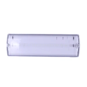 3W IP65 Recessed Tri Proof LED Emergency Rechargeable Bulkhead Light with 3 Hours 1800mAh Lithium Battery Backup