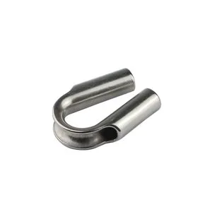 Stainless Steel 304 Pipe Thimble Rigging Hardware Wire Rope Clip