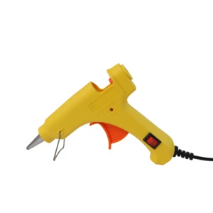 10W/20W Electric DIY Plastic Aluminum Nozzle Custom Mini Hot Melt Glue Gun Kit with 7mm Glue Sticks
