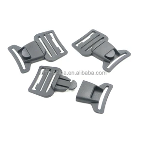 China Factory Garment Accessories Black Plastic Side Release Buckle