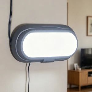 Solar Shed Light, Super Bright 50 Lumen 24 LED Solar Powered Wall Lam, Waterproof Indoor/Outdoor Light for Shed, Barn, Garage