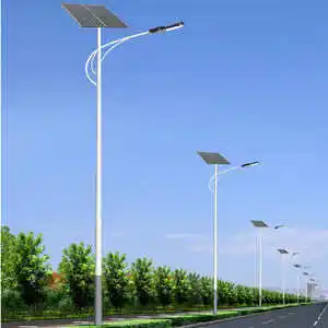Competitively Priced High Lumen Energy Saving LED IP65 Waterproof Solar Street Lamp for Road