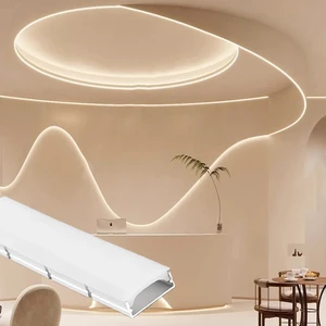 New Arrival 30*20mm Incurve Aluminum groove Bendable Arc-shaped LED Linear Lights for Living Room Ceiling