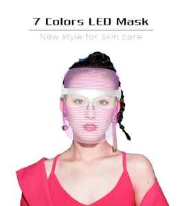 Professional 7-Color LED Mask System - 192 LEDs Microcurrent Face & Neck Beauty Instrument