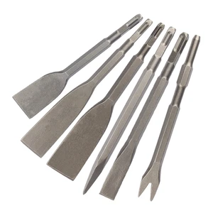 Electric Hammer, Widened Flat Head Chisel, Hard Alloy Impact Drill Bit, Electric Pickaxe, Hexagonal Handle