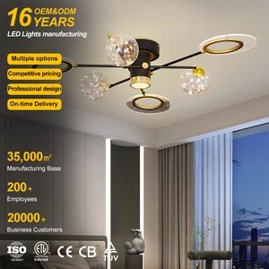 New Hot Spot Custom Low Profile Antiglare Hanging Ceiling Lamp Kitchen Bedroom 48W Led Pendant Lights