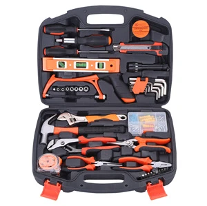 OEM 106-Piece Deluxe Household Tool Set Multifunctional Hardware Toolbox Electrician Woodworking Repair Manual Tool Combo Set