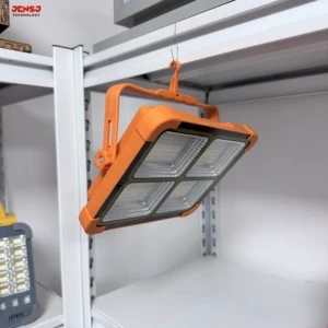 Super Bright LED Solar Floodlight Outdoor Camping Hand-Held IP66 Waterproof 240 Beam Angle Portable Emergency ABS Lamp