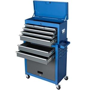 AIRAJ Blue Tool Cabinet with Locking OEM Style Industrial Tool Chest with Wheels Cheap