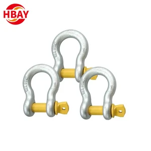 G209 Stainless Steel Dee Shackles Heavy Industry Lifting Equipment Galvanized US Type From Handan Manufacturer