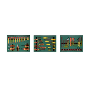 SATA 09935 59PCS VDE Insulated Tool Set | New Energy Electric Vehicle Maintenance Kit | Tool Tray Packed 1set/box 1set/carton