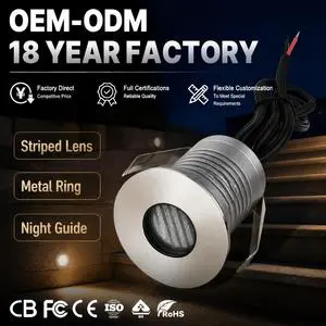 Outdoor 3W Grille Anti-Glare Inground LED Light DC12-24V Linear Louvre Well Lamp for Narrow Pillar Grazing D45-GS