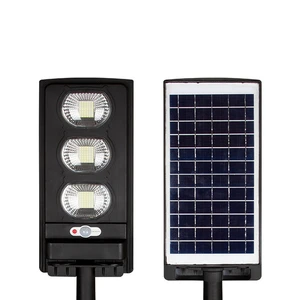 Intelligent All in One High Quality Big Len Super Brightness Outdoor Security Energy Saving Remote Solar Led Street Light