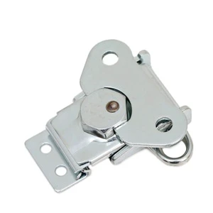 Stainless 304 Zinc Plated Case Butterfly Clasp with Locking Pin Back