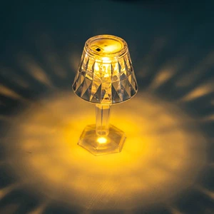 Modern INS-Style LED Night Light Desk Lamp Built-In Battery-ABS Material Warm White Romantic Atmosphere Lamp for Living Room