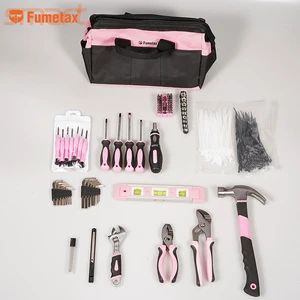 Fumetax Complete All-In-One Carbon Steel 23-Piece Home Repair Tool Set with Combination Wrenches OEM Available Tool Bag Included